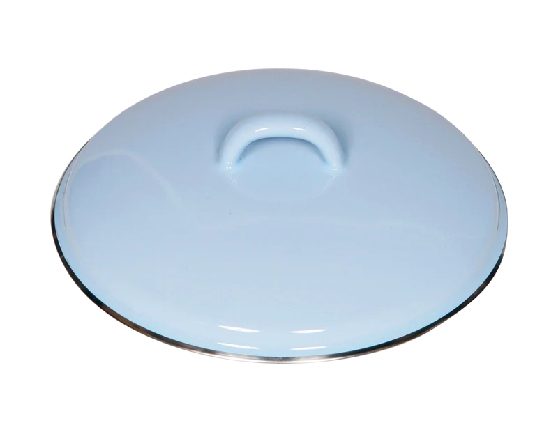 Deckel 24cm blau Bunt zu Kasserolle und Kochtopf