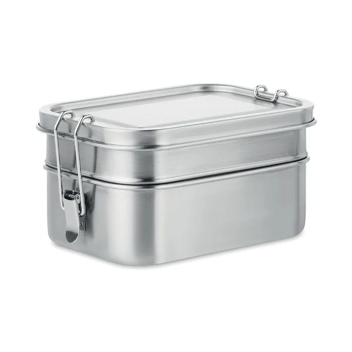 Double Chan Lunchbox aus Edelstahl
