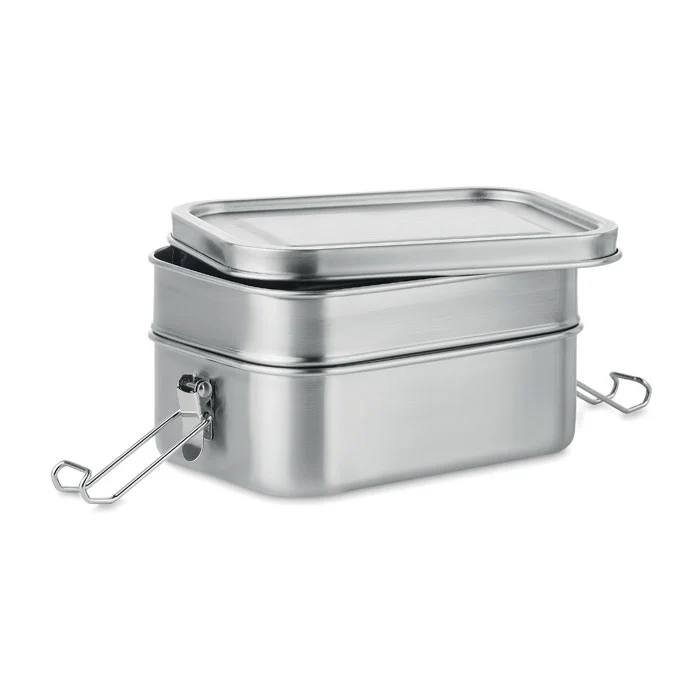 Double Chan Lunchbox aus Edelstahl