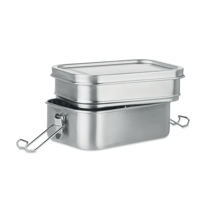 Double Chan Lunchbox aus Edelstahl