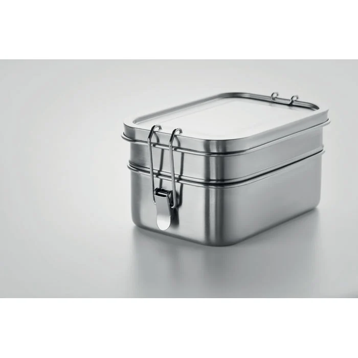 Double Chan Lunchbox aus Edelstahl