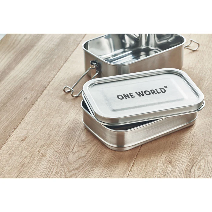 Double Chan Lunchbox aus Edelstahl