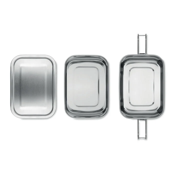Double Chan Lunchbox aus Edelstahl