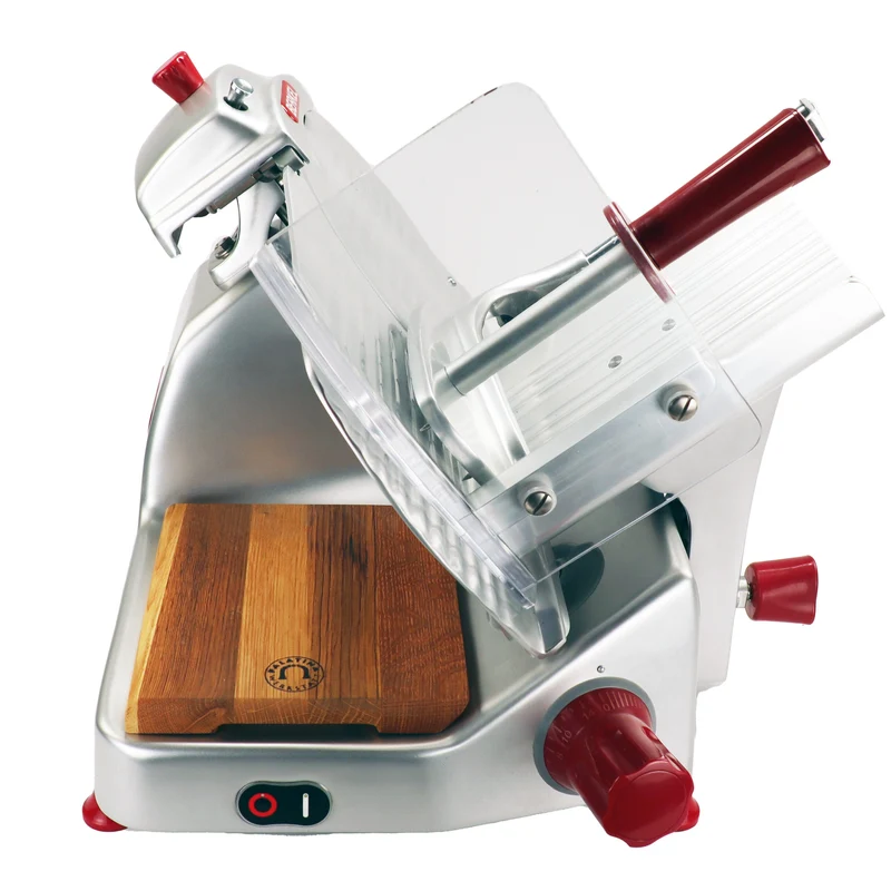 Berkel Pro Line XS 30 Silber, Professionelle Aufschnittmaschine + Fassholz Einlegebrett