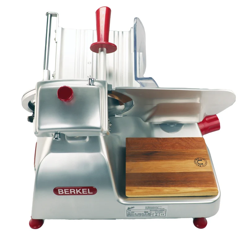 Berkel Pro Line XS 30 Silber, Professionelle Aufschnittmaschine + Fassholz Einlegebrett