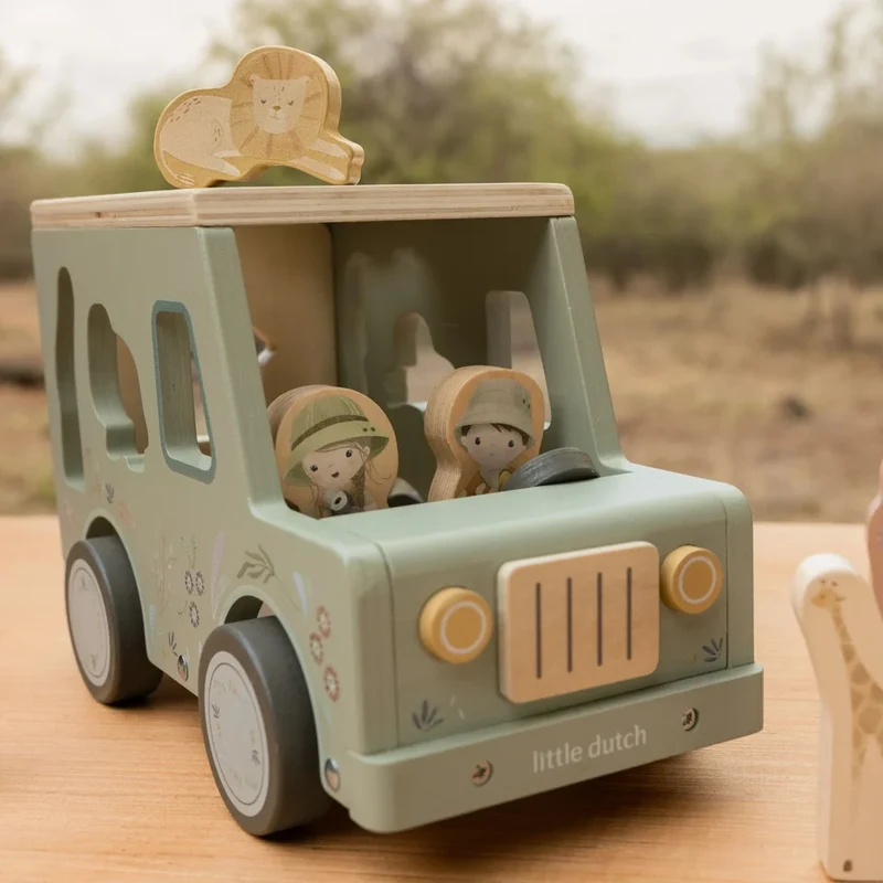 Motorikwürfel - Grün - Safari-Freunde