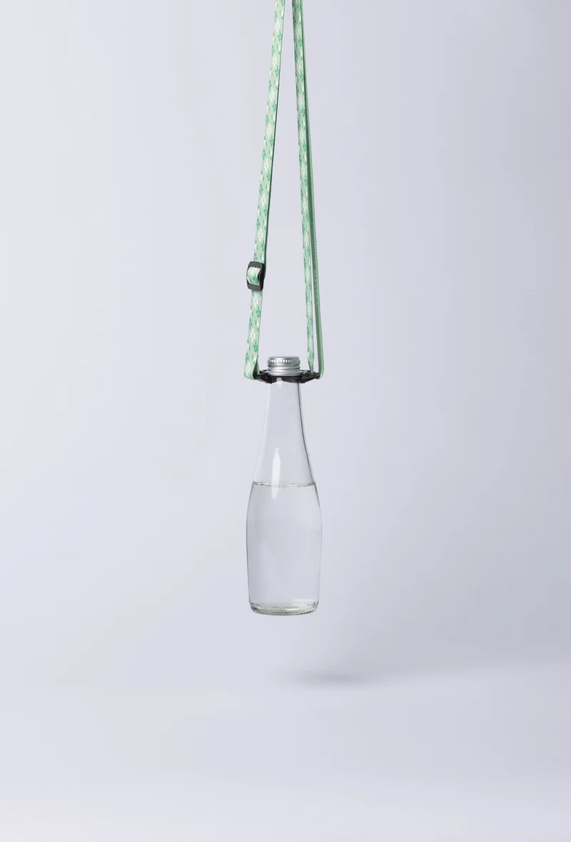 Flaschenhalter Trageband mit Logo, Sublimationsdruck
