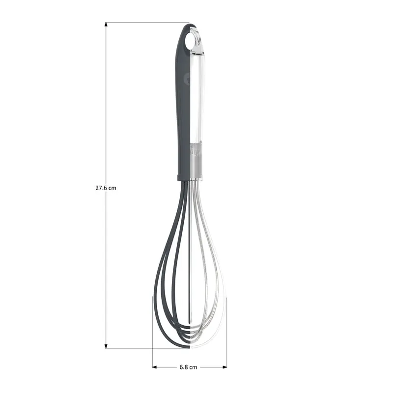 Schneebesen L anthrazit 28 cm