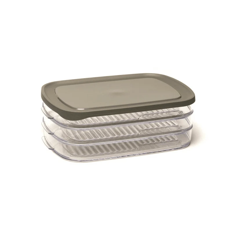 Wurstdose für Kühlschrank - 3 Fächer