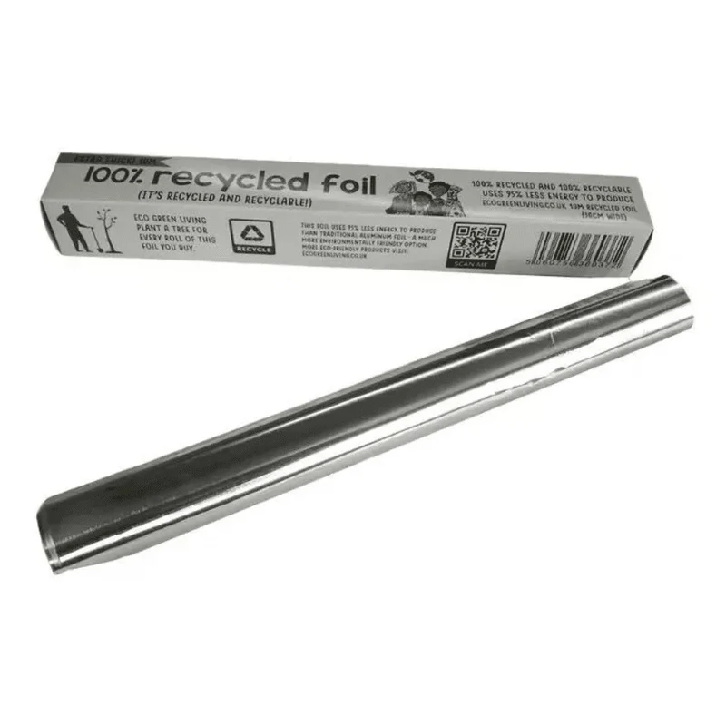 100% recycelte Aluminiumfolie