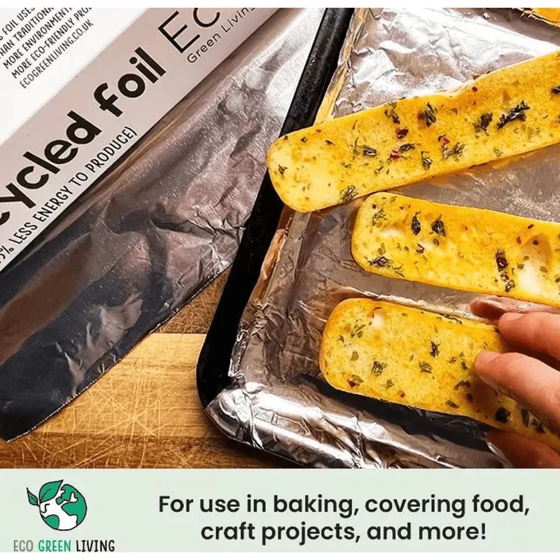 100% recycelte Aluminiumfolie
