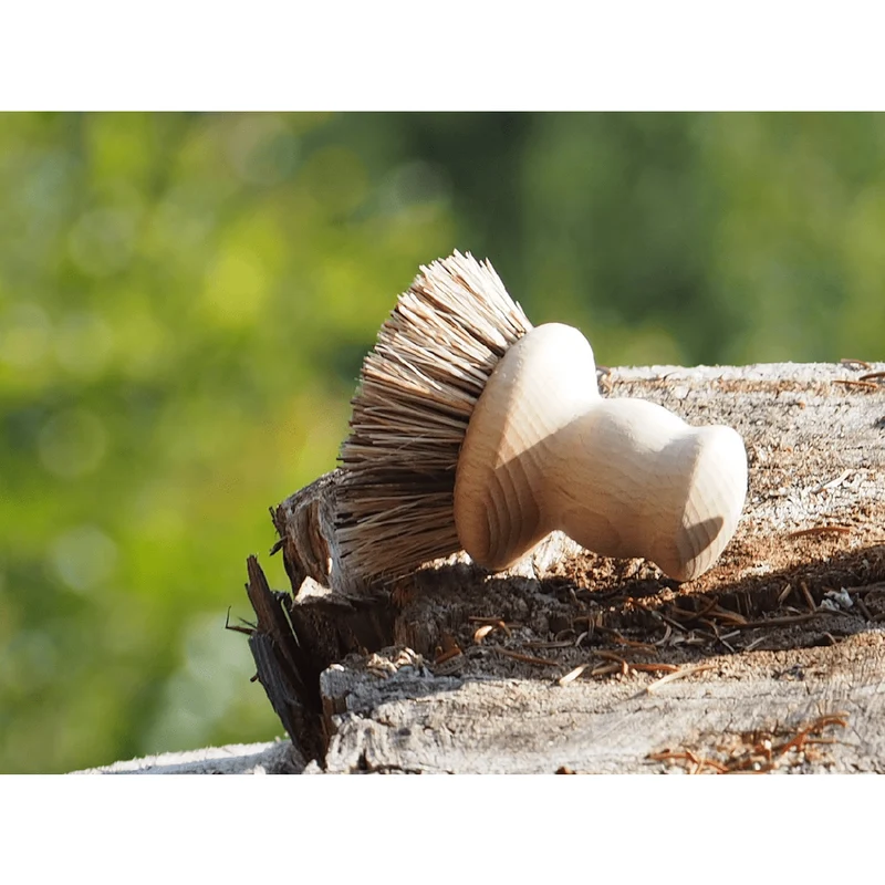 Topfbürste mit Holzgriff aus FSC Buchenholz von Waldkraft