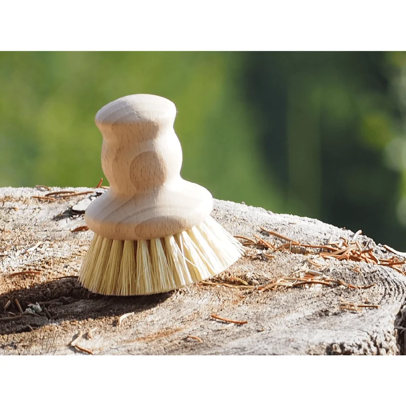 Topfbürste mit Holzgriff aus FSC Buchenholz von Waldkraft