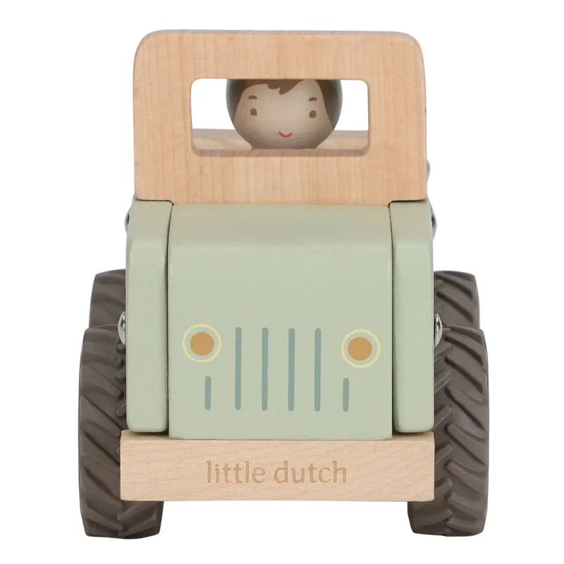 Holz-Safari-Auto – Grün – Safari-Freunde