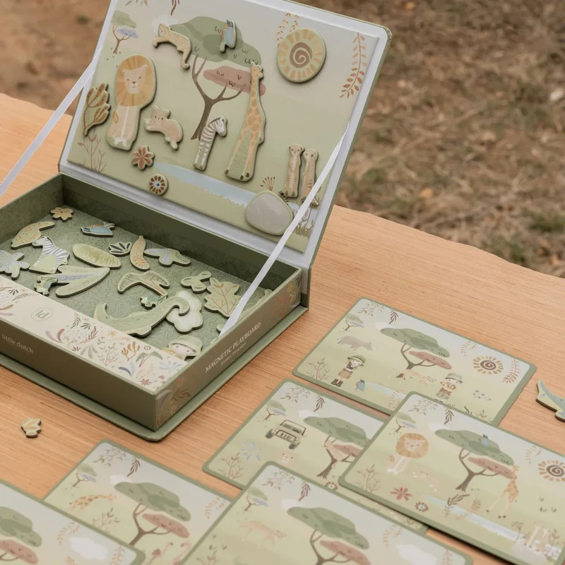 Magnettafel Safari-Tiere - Safari Friends