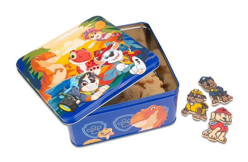 Paw Patrol Gebäckdose Dunkelblau 21 x 21cm | H 10cm