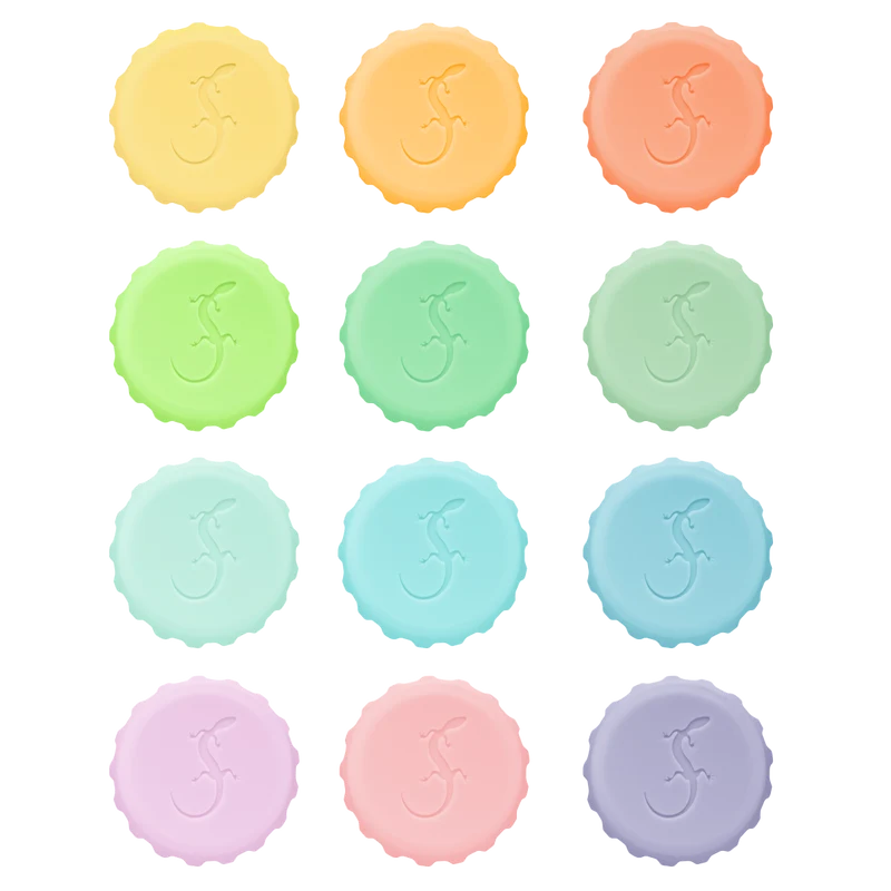 Kronkorken Silikon120Stuck Kronkorken Pastellmix