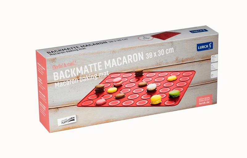 FlexiForm Backmatte Macaron 38x30cm Silikon ruby