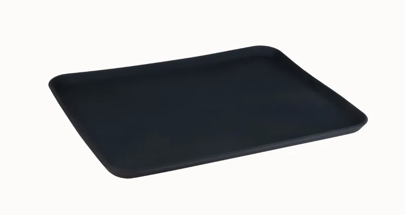 Backmatte mit Rand 36x28cm schwarz Flexi-Form