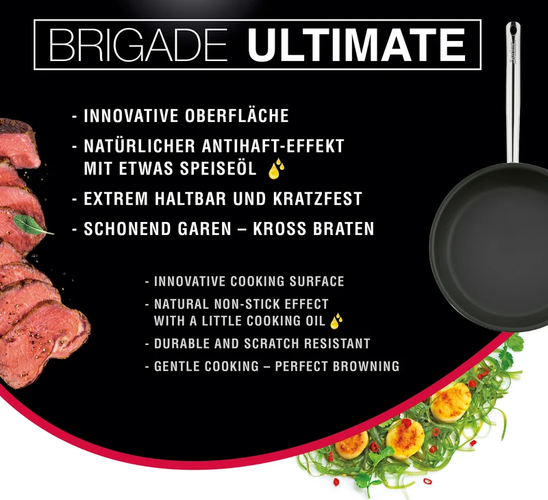 Servierpfanne XL BRIGADE ULTIMATE 32 cm