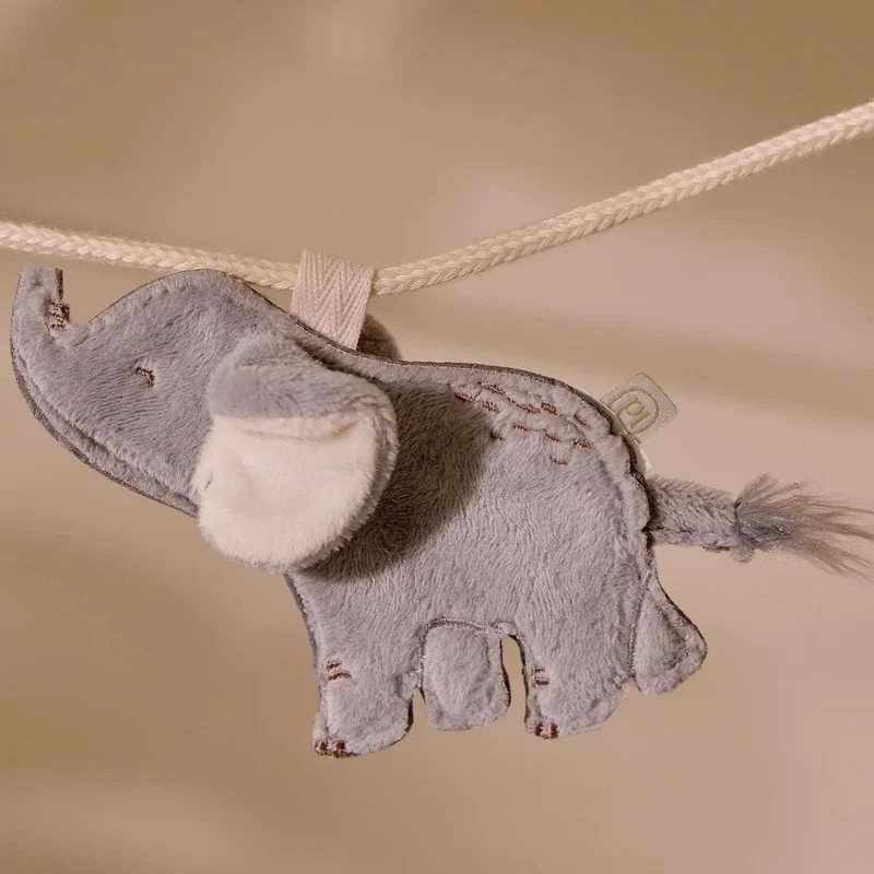Girlanden-Anhänger – Elefant – Grau – Little Safari Friends