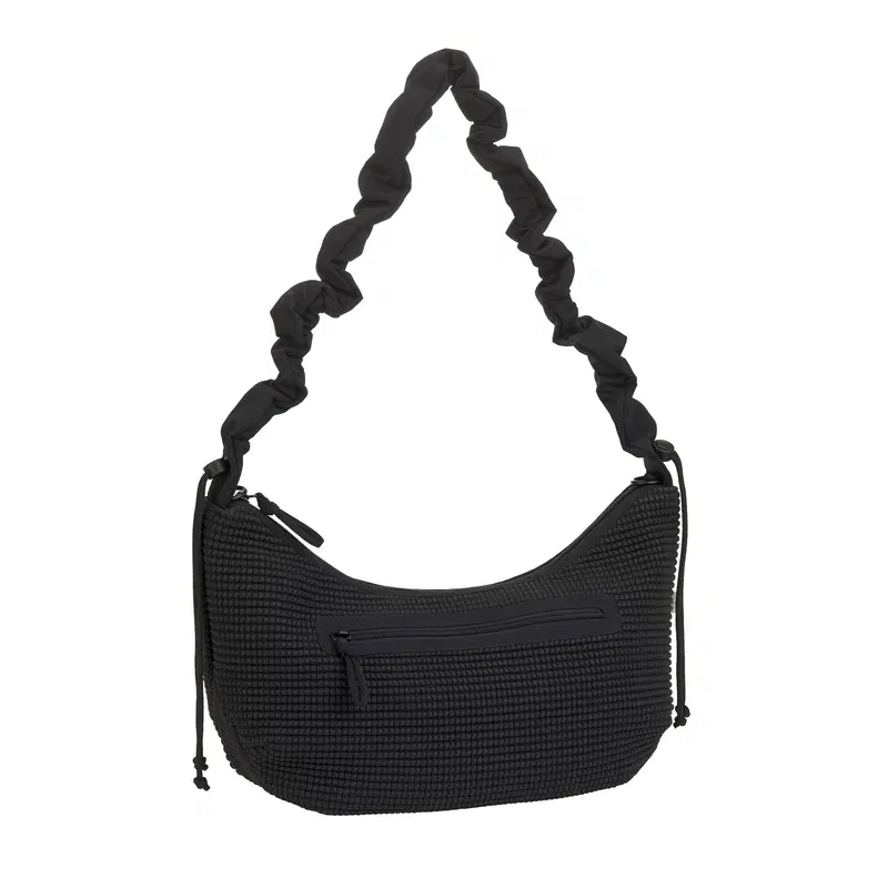 Wickeltasche Banane mit 3D-Noppen Lunua up - schwarz