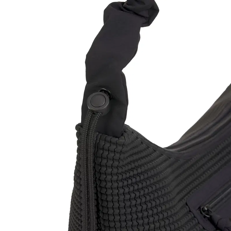 Wickeltasche Banane mit 3D-Noppen Lunua up - schwarz