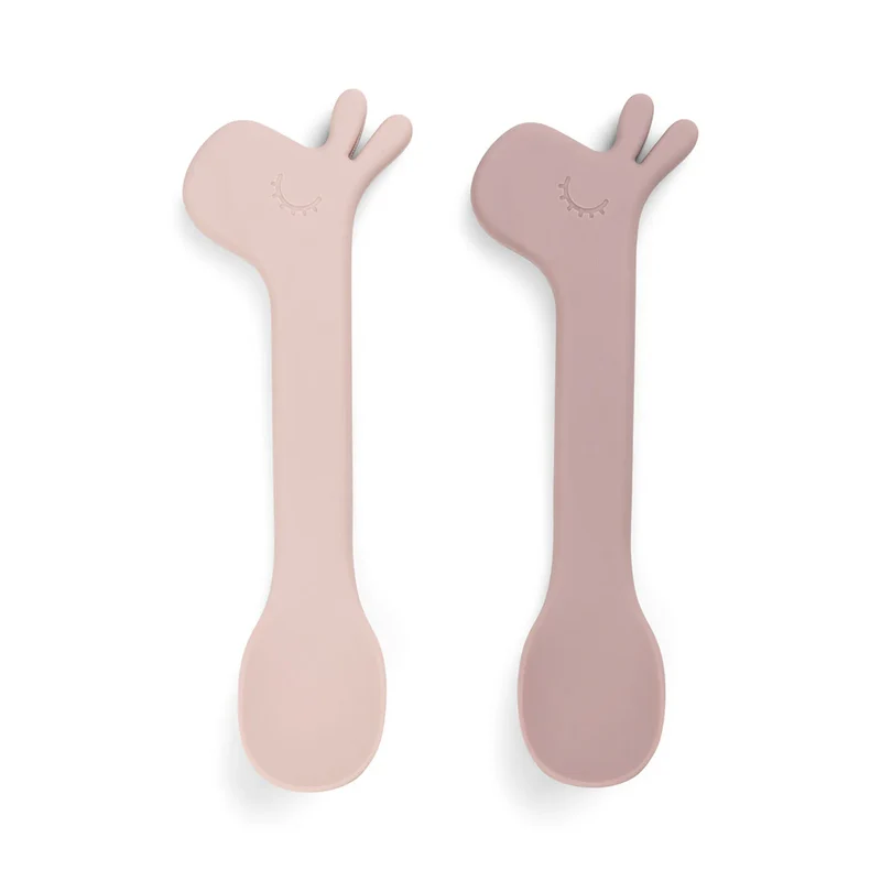 Silikonlöffel 2er-Set - Lalee - Rosa Liste #437044