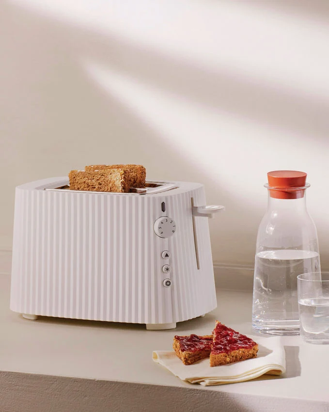 Toaster Plissé weiß