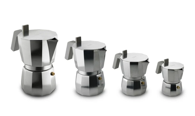 Espressokocher 3 Tassen grau