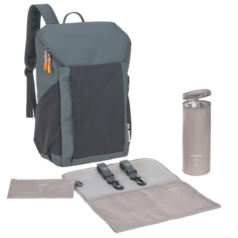 Reflektierender Wickelrucksack - Slender up - Anthrazit