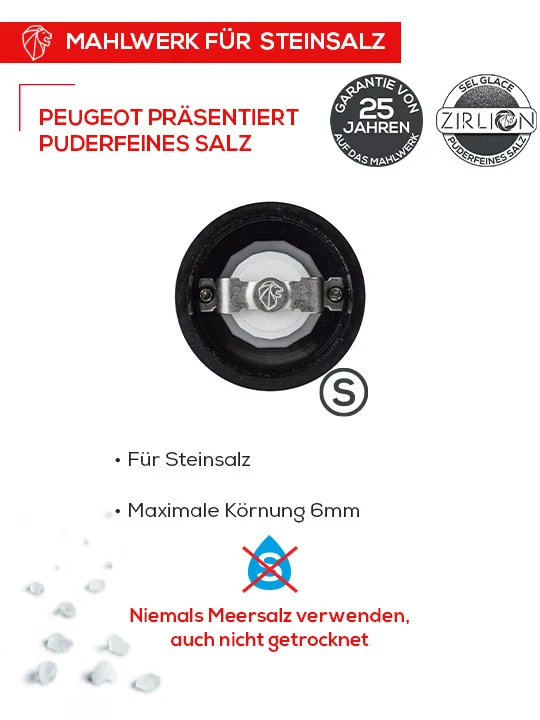 Salzmühle Z 12cm kieselgrau Boreal