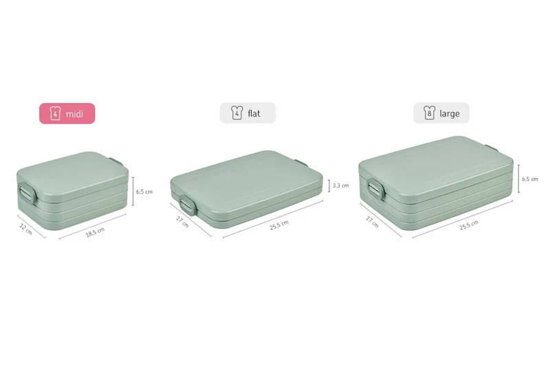 Lunchbox midi nordic blue Take a Break