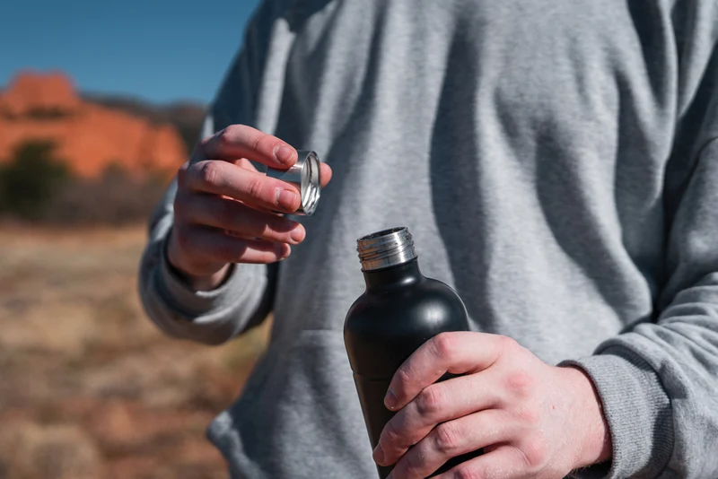 Soda Trinkflasche aus RCS-zertifiziertem Stainless-Steel