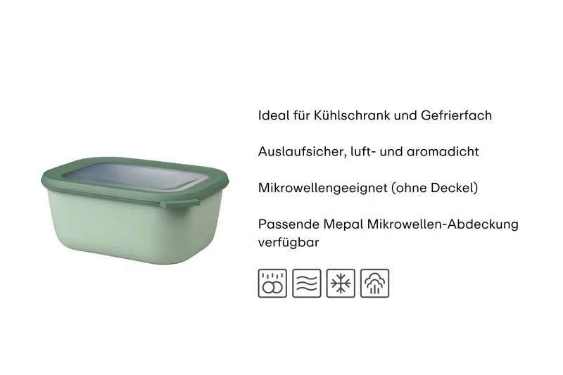 Schüssel 3l vivid mauve Cirqula Rechteckig