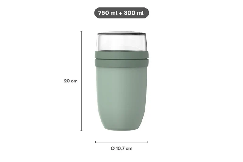 Lunchpot XL 750 + 300 ml Nordic sage