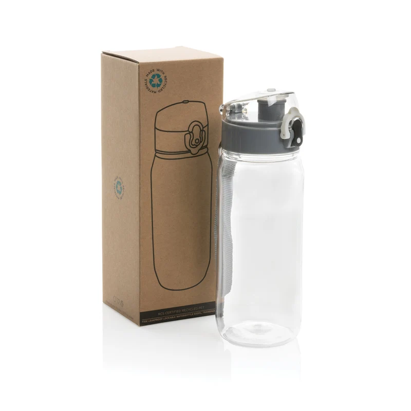 Yide RCS rPET verschließbare Wasserflasche 600ml