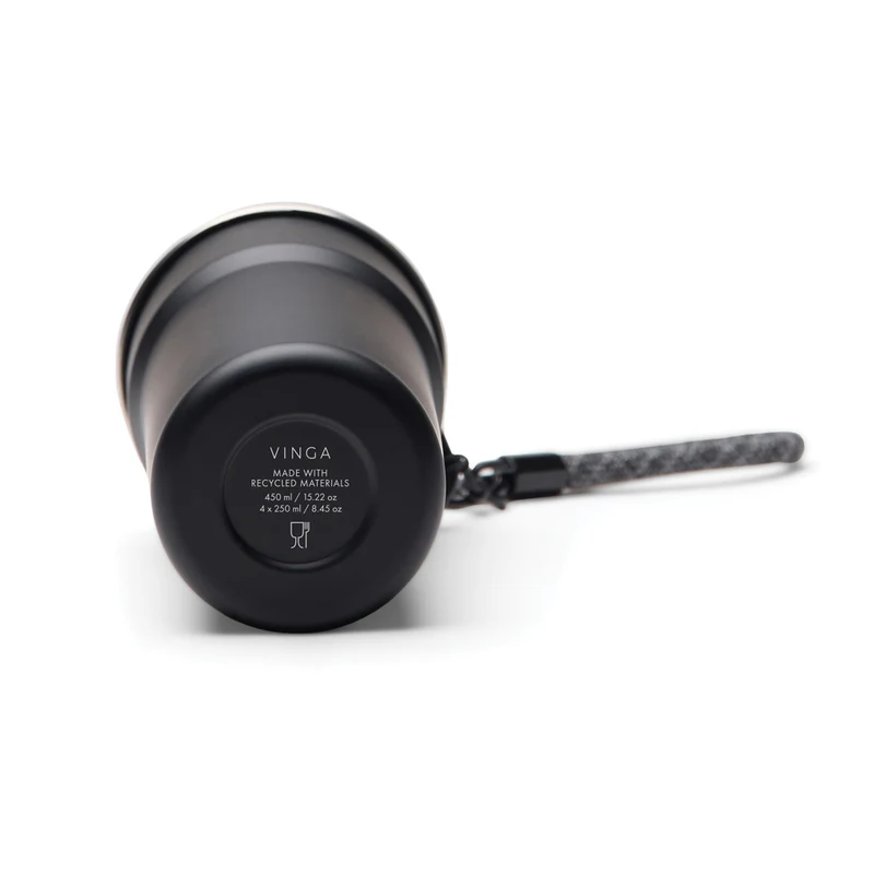 VINGA Parks Becher aus RCS Stainles Steel, 4 Stück, 250ml