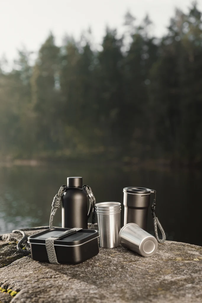 VINGA Parks Becher aus RCS Stainles Steel, 4 Stück, 250ml