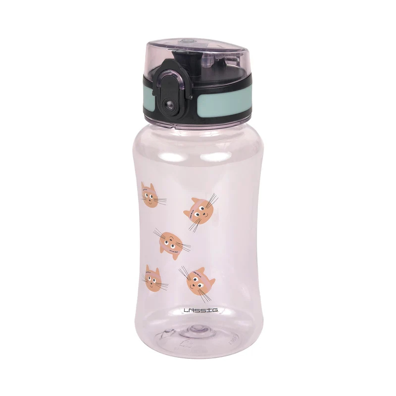Tritan-Trinkflasche für Kinder 420 ml – Tiny Team, Katze