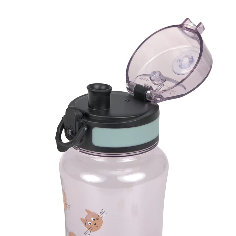 Tritan-Trinkflasche für Kinder 420 ml – Tiny Team, Katze