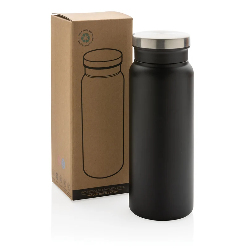 RCS recycelte Stainless Steel Vakuumflasche 600ml