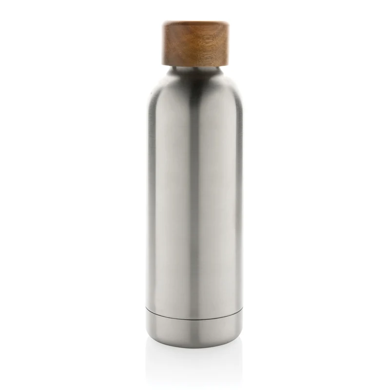 Wood Vakuumflasche aus RCS recyceltem Stainless-Steel