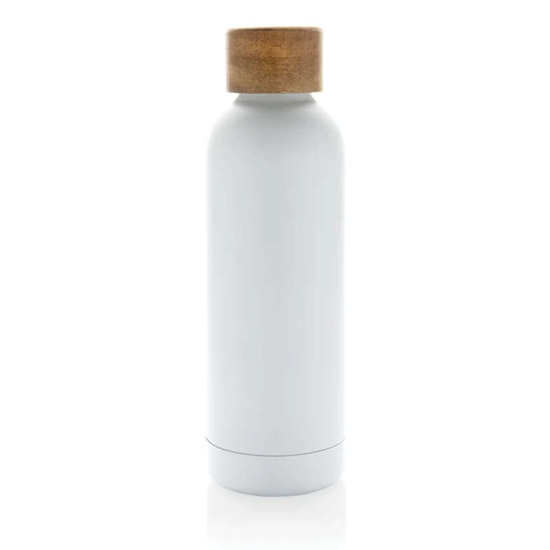 Wood Vakuumflasche aus RCS recyceltem Stainless-Steel