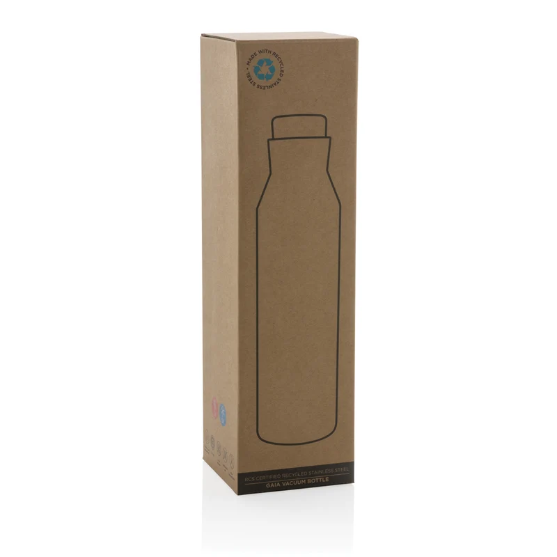 Gaia Vakuumflasche aus RCS recyceltem Stainless-Steel