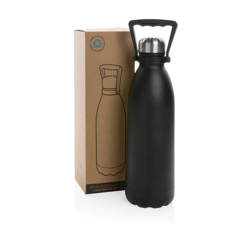 Große Vakuumflasche aus RCS recyceltem Stainless-Steel 1,5L