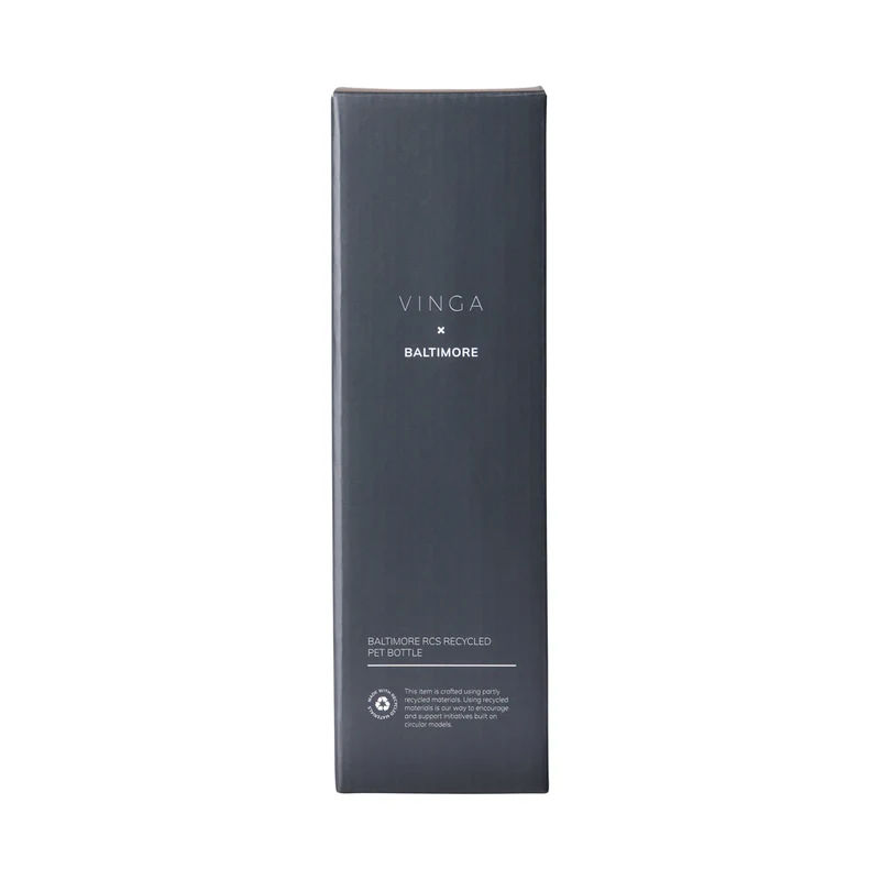 VINGA Baltimore RCS recyc. Edelstahlflasche 600ml