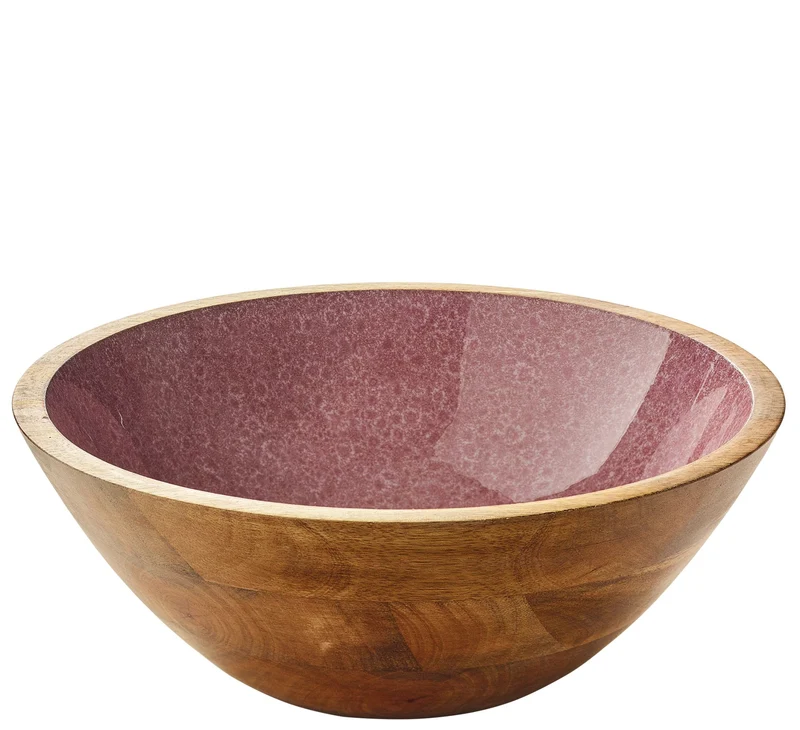 Schüssel MINERAL ROSE, Mango, Ø 35 cm x 12 cm