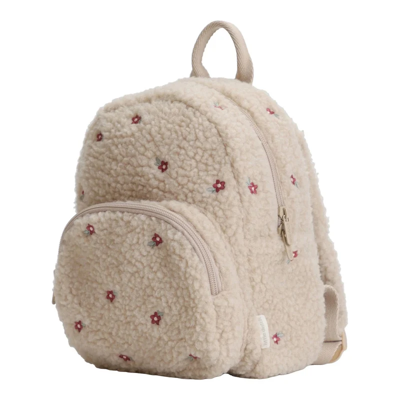 Plüschrucksack Sand