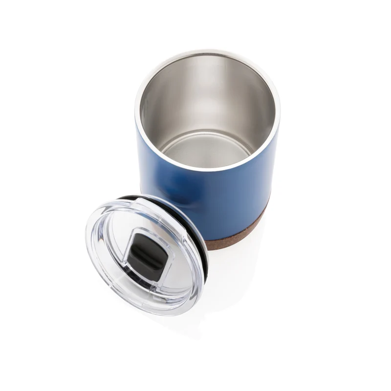Kleine Vakuum-Kaffeetasse aus RCS rSteel & Kork